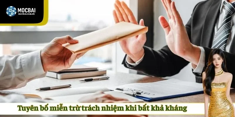 Tuyên bố miễn trừ trách nhiệm khi bất khả kháng